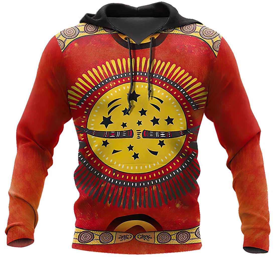 Personalized Aboriginal Star Australia Painting Art Hoodiest-shirt - 3D Printed Pullover Hoodie