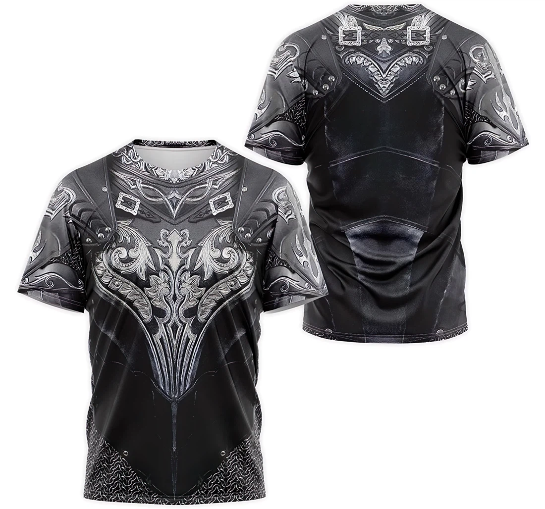 Personalized T-Shirt, Hoodie - Chainmail Knight Armor Cosplay Costume 3D Printed