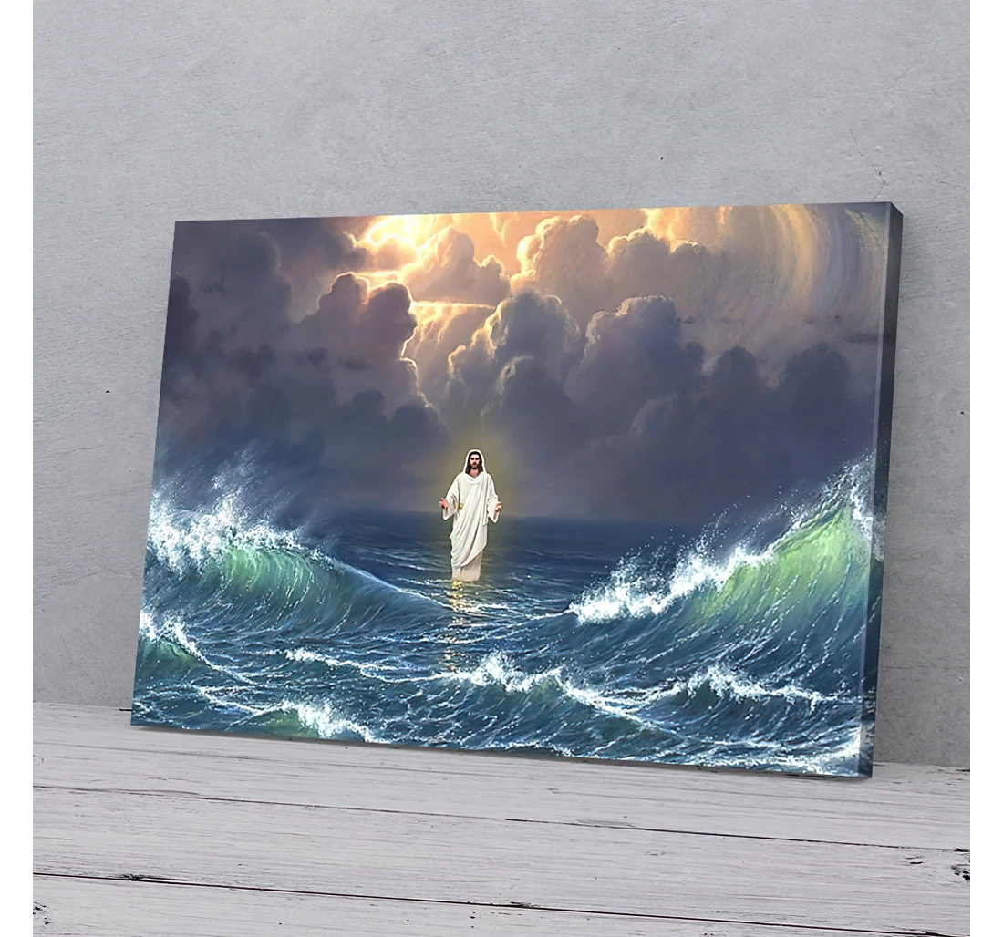 Poster, Canvas - Jesus Come With Me Christian Gifts Print Framed Wall Art