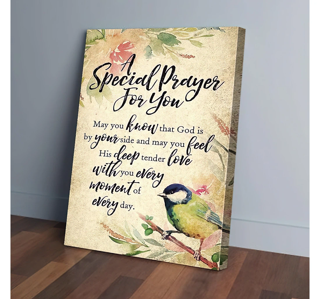 Poster, Canvas - A Special Prayer You Hummingbird Gifts Print Framed Wall Art