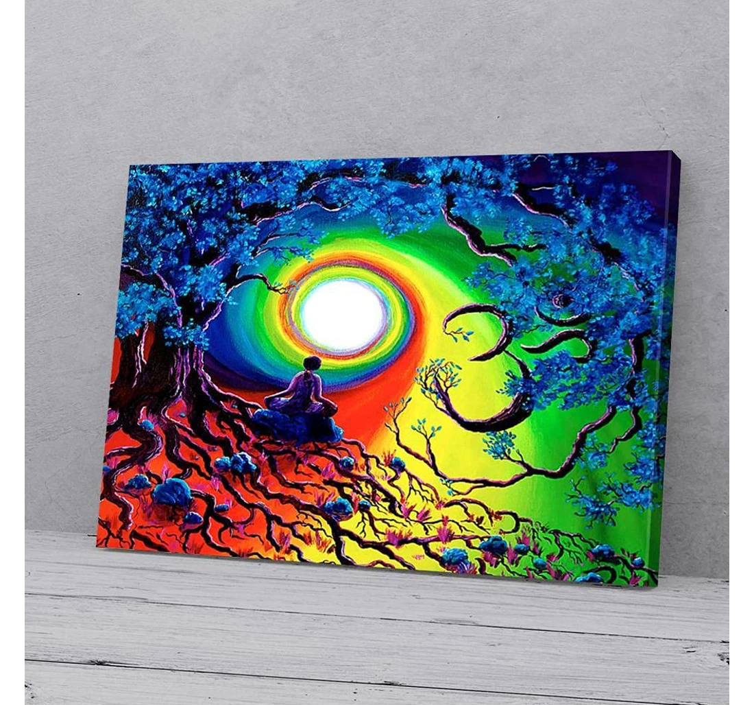 Poster, Canvas - Yoga Gifts Print Framed Wall Art