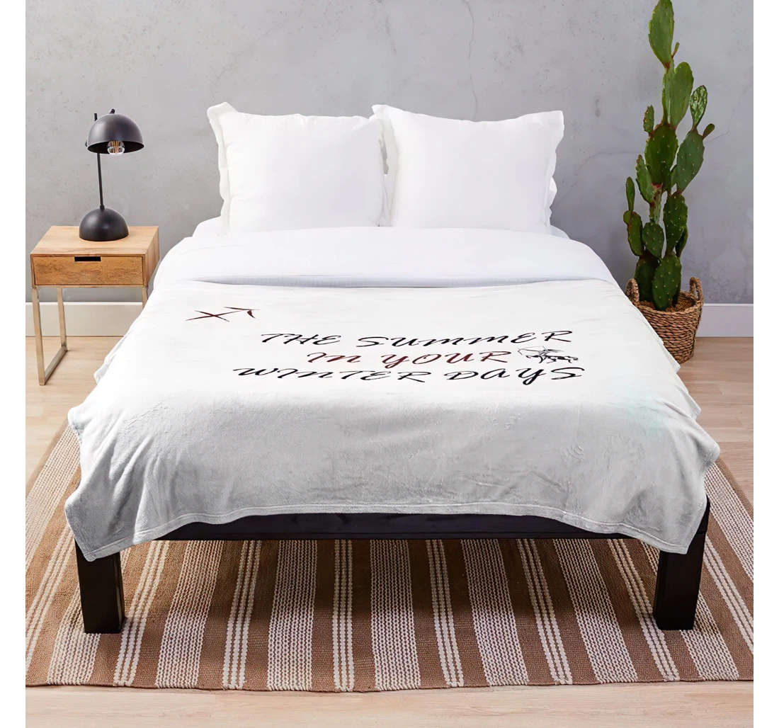 Throw Blanket, Quilt - Funny Sagittarius Quotes Zodiac Customize Sherpa Fleece