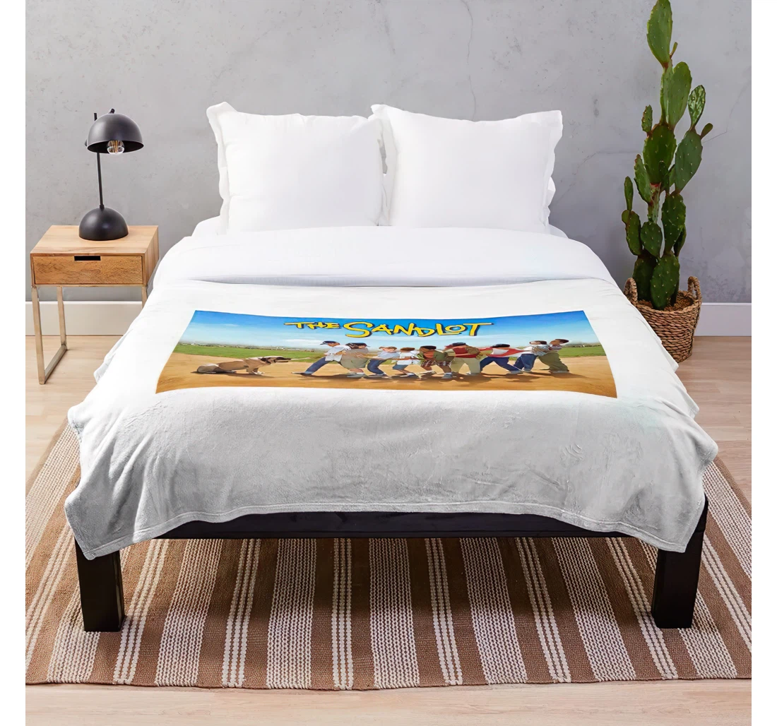Throw Blanket, Quilt - Quotes Sandlot Unforgettable The Quote Baseball Customize Sherpa Fleece