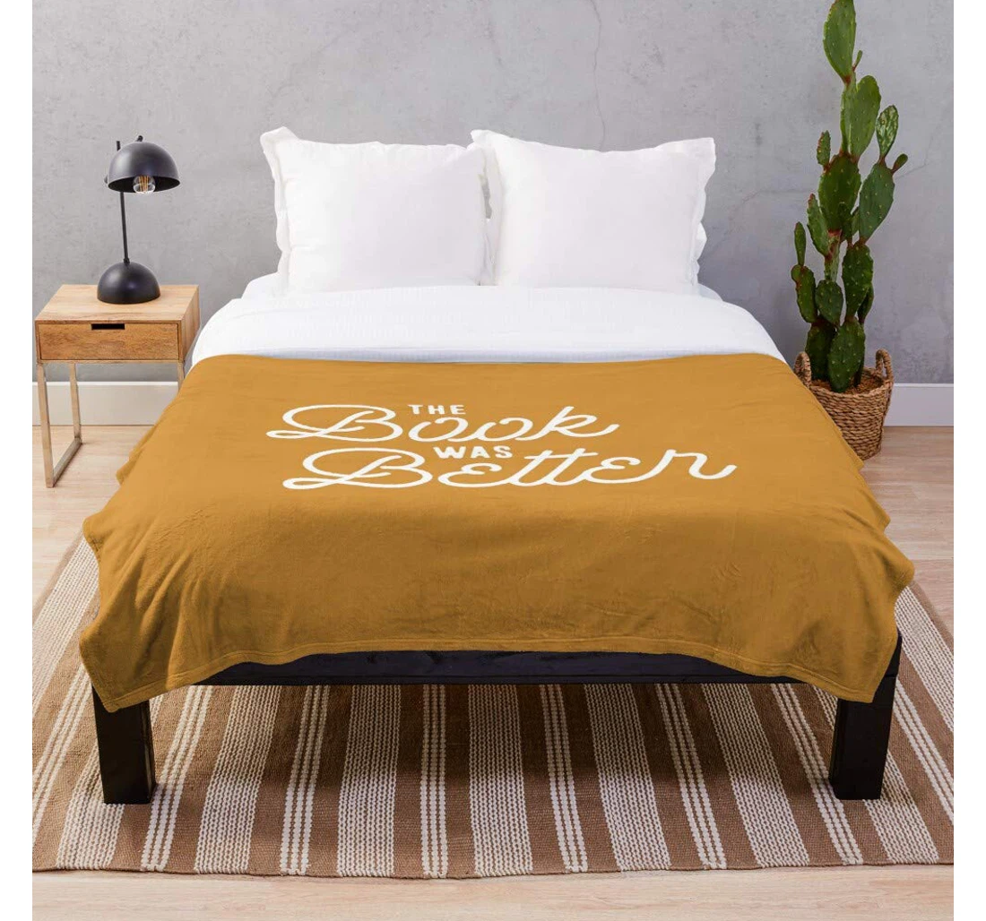 Throw Blanket, Quilt - Over Fanboy Movies Otaku Books Fangirl Japan Movies Printed Durable - Woven- Bedroom Living Rooms I Customize Sherpa Fleece