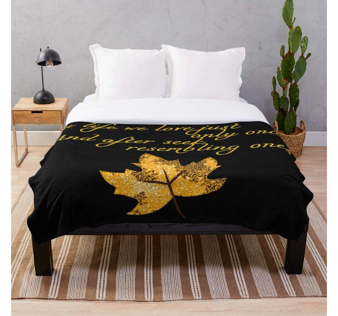 Throw Blanket, Quilt - Text Quote Sayings Love Sayings- Premium Silky Smooth Printed Micro Used Home Beds Sofas Bedrooms And Living Rooms I Customize Sherpa Fleece