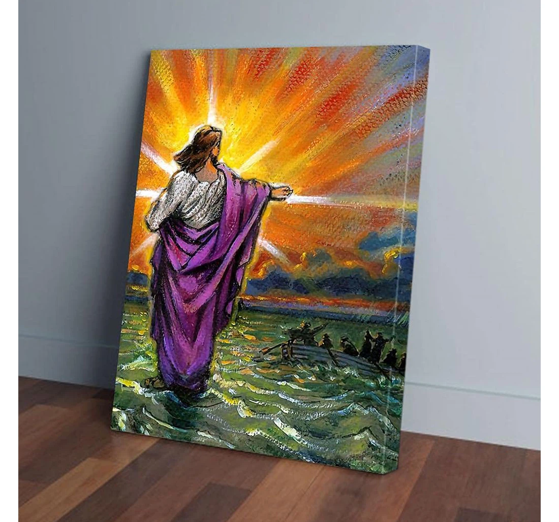 Poster, Canvas - Go To The Directions Christian Gifts Print Framed Wall Art
