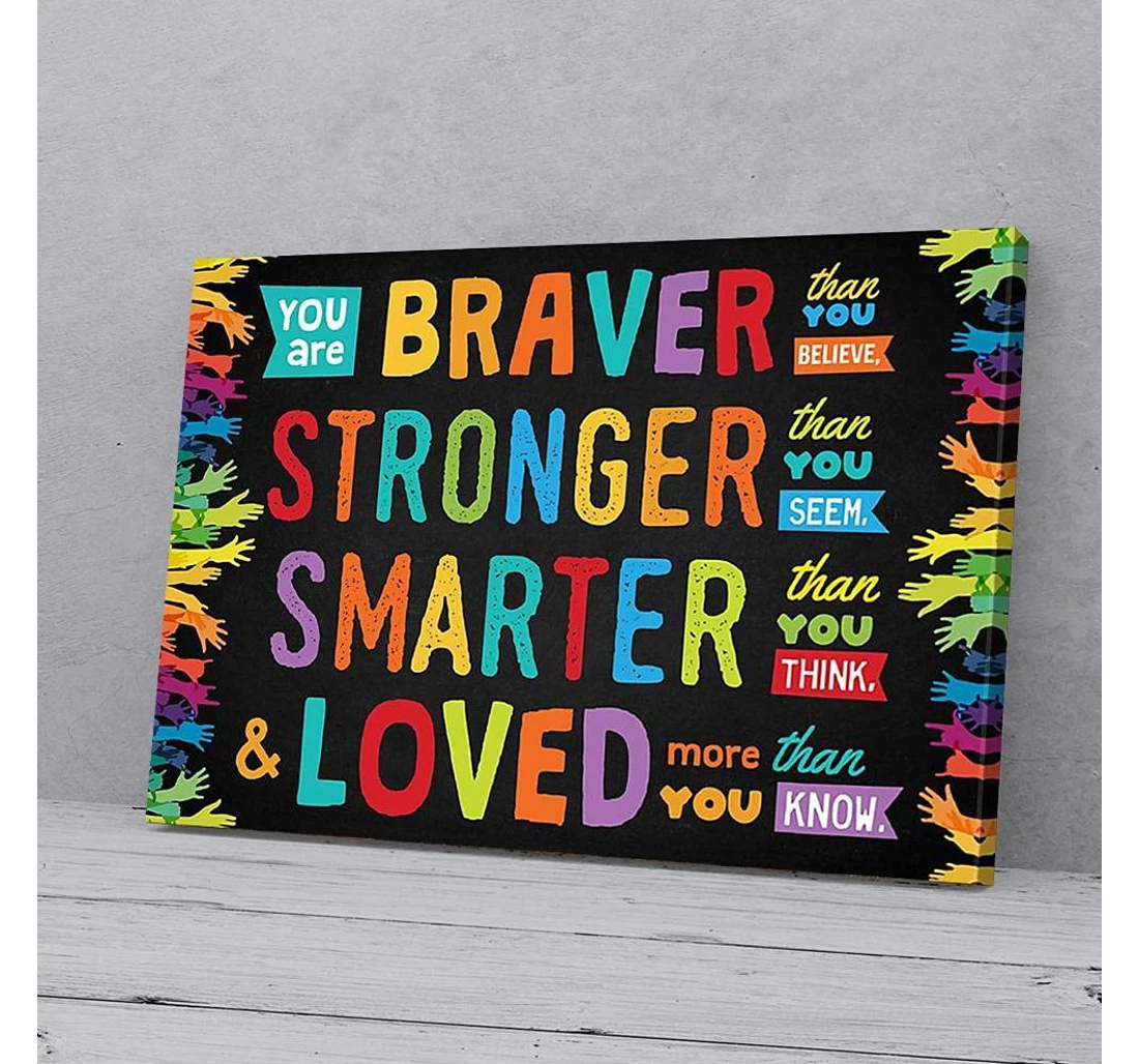 Poster, Canvas - Social Worker Gifts Print Framed Wall Art