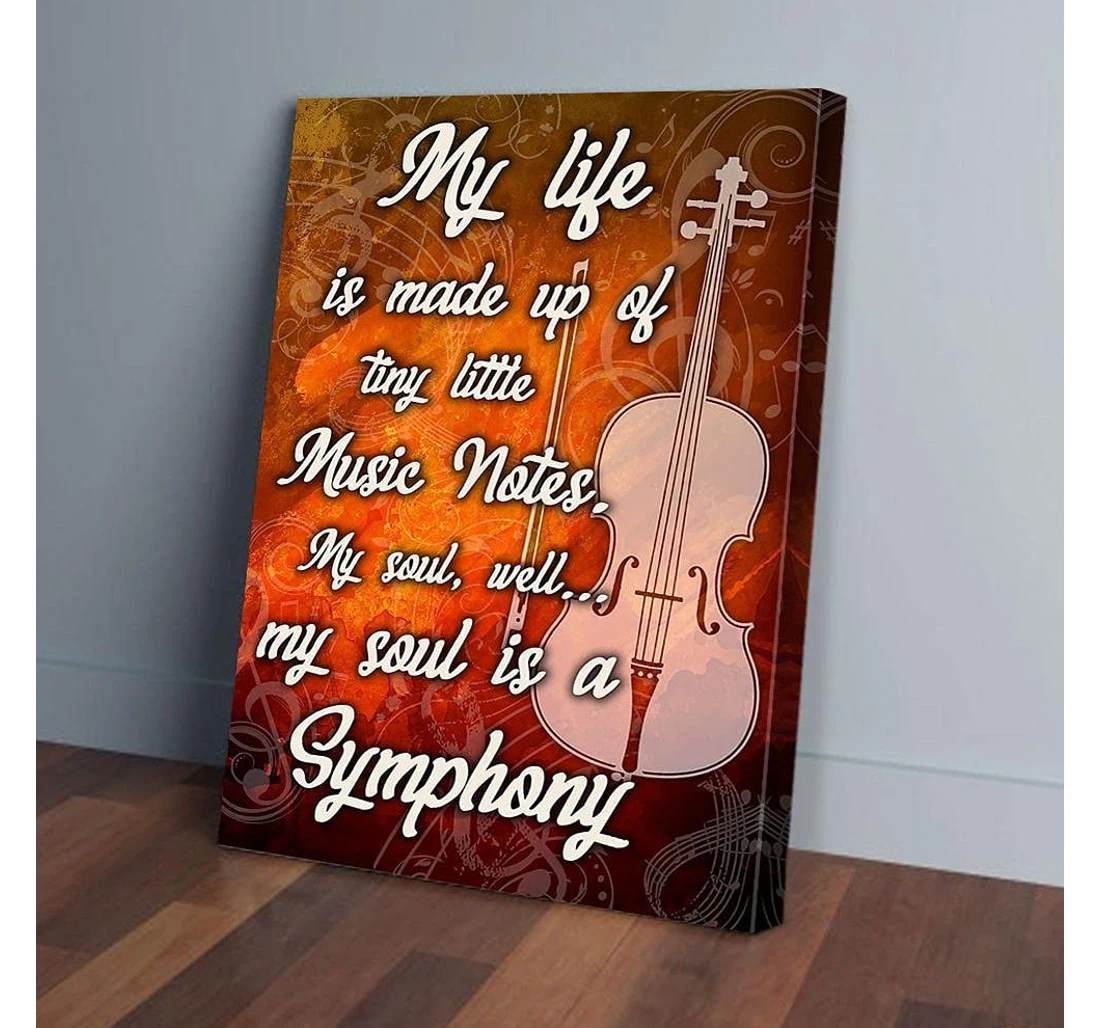 Poster, Canvas - Cello Gifts Print Framed Wall Art