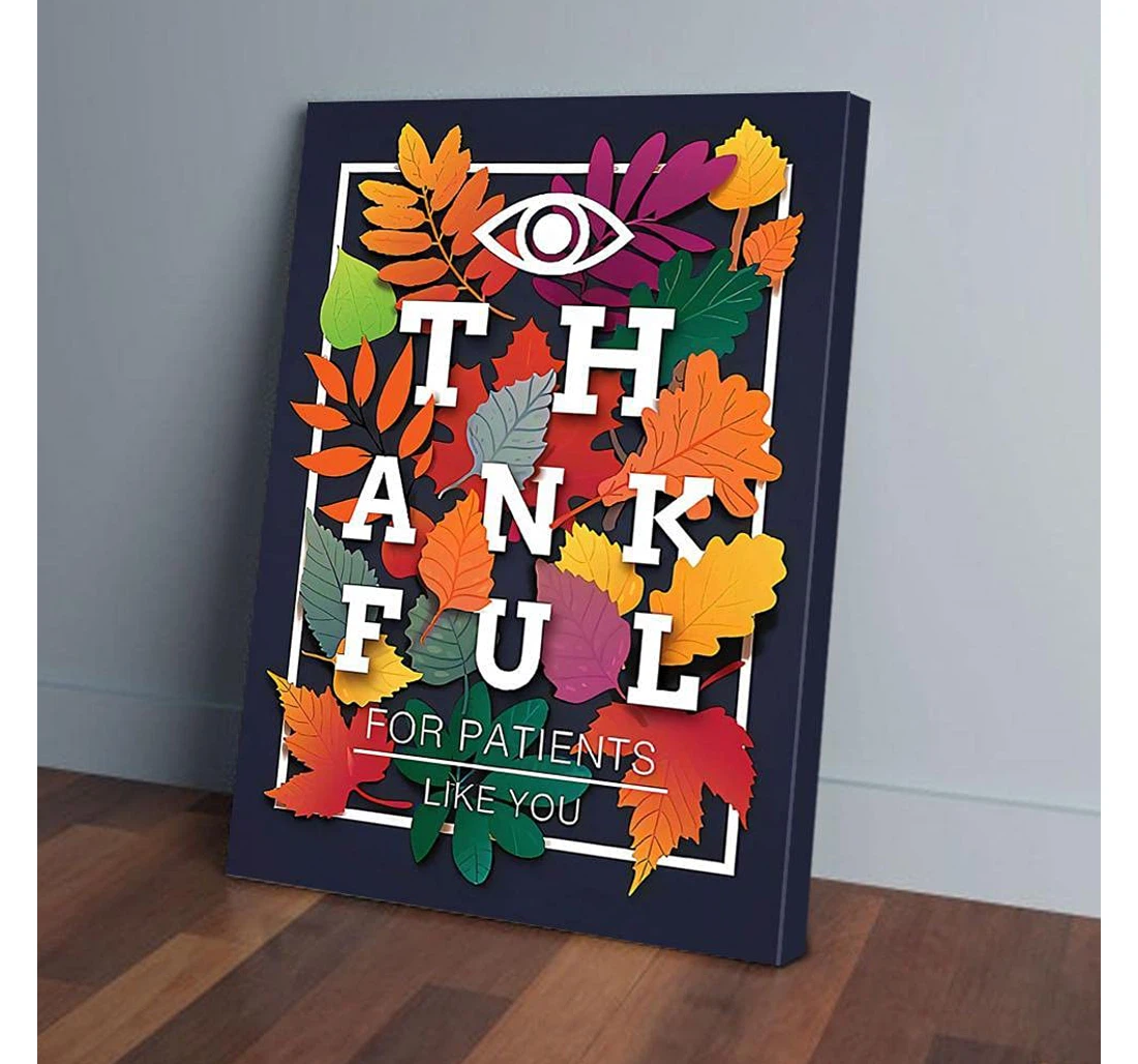 Poster, Canvas - Thankful Optometrist Gifts Print Framed Wall Art