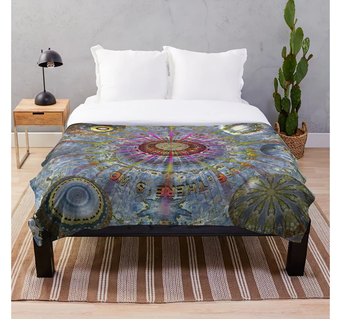 Throw Blanket, Quilt - Surreal Mars Stuff Quote Musk Elon Nasa Occupy Highlights With Unique Design - Customize Sherpa Fleece