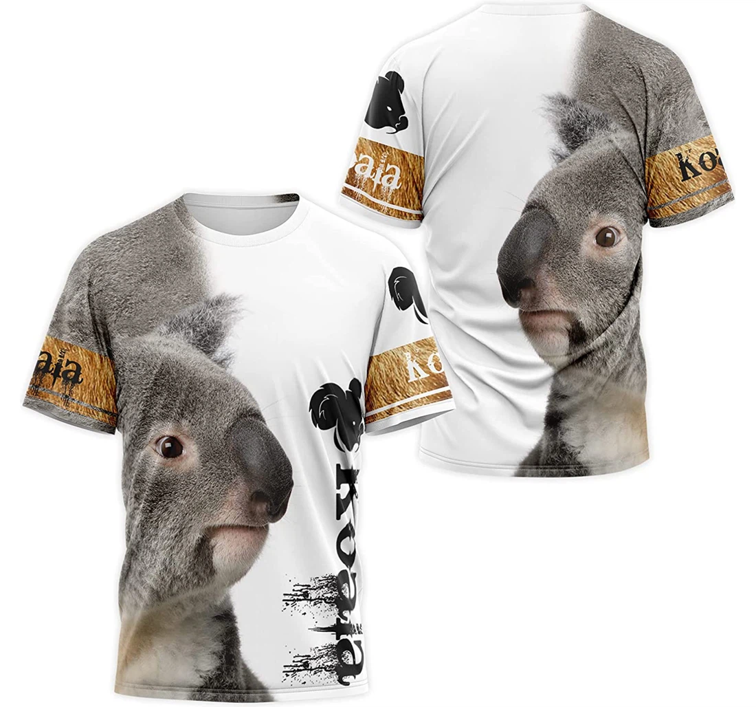 T-Shirt, Hoodie - Koala Face Cute 3D Printed