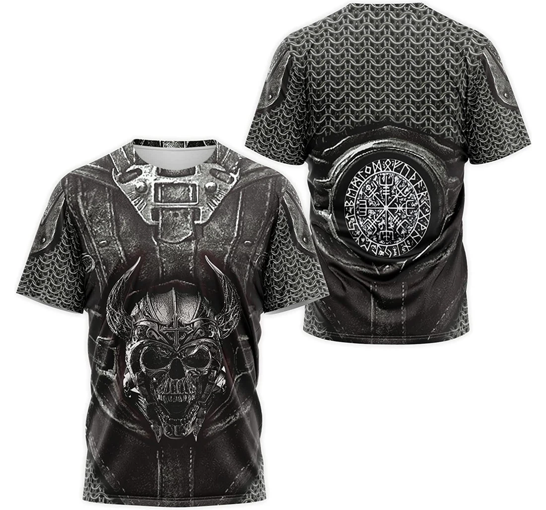 T-Shirt, Hoodie - Armor Viking Skull Cosplay Costume 3D Printed