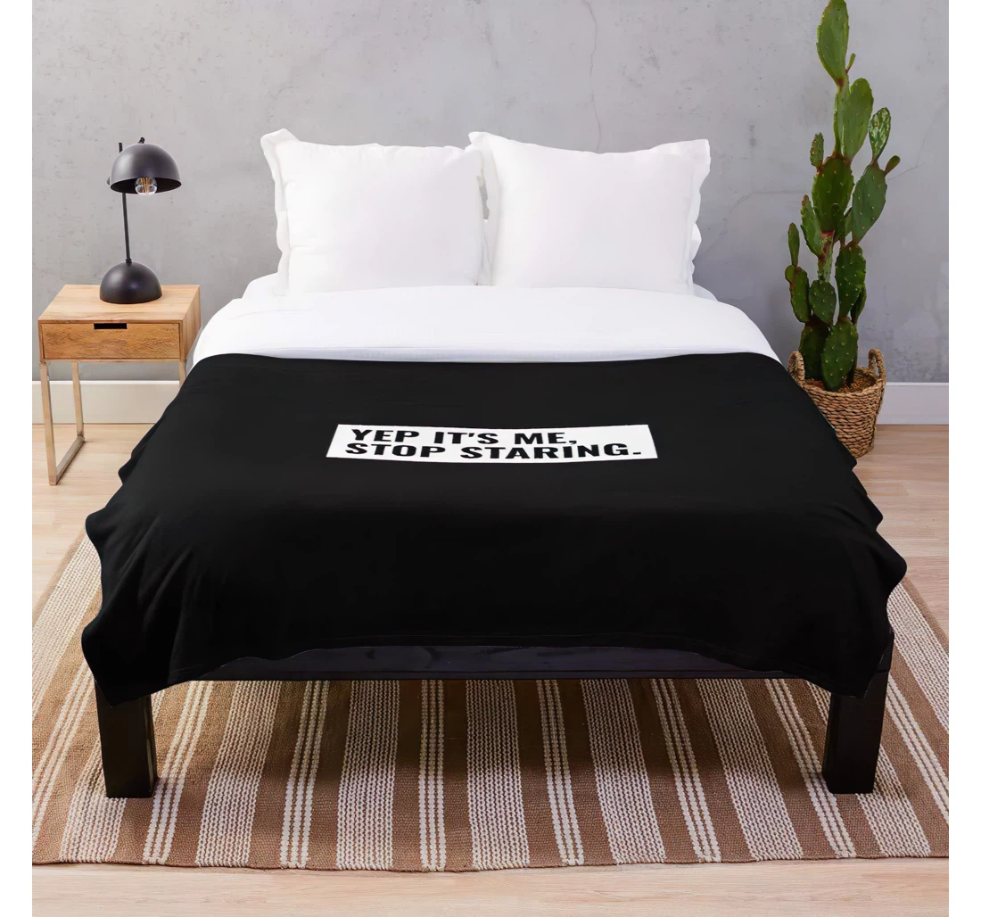 Throw Blanket, Quilt - Quotes Funny 1 Sarcasm Life 22 Sarcastic About Customize Sherpa Fleece