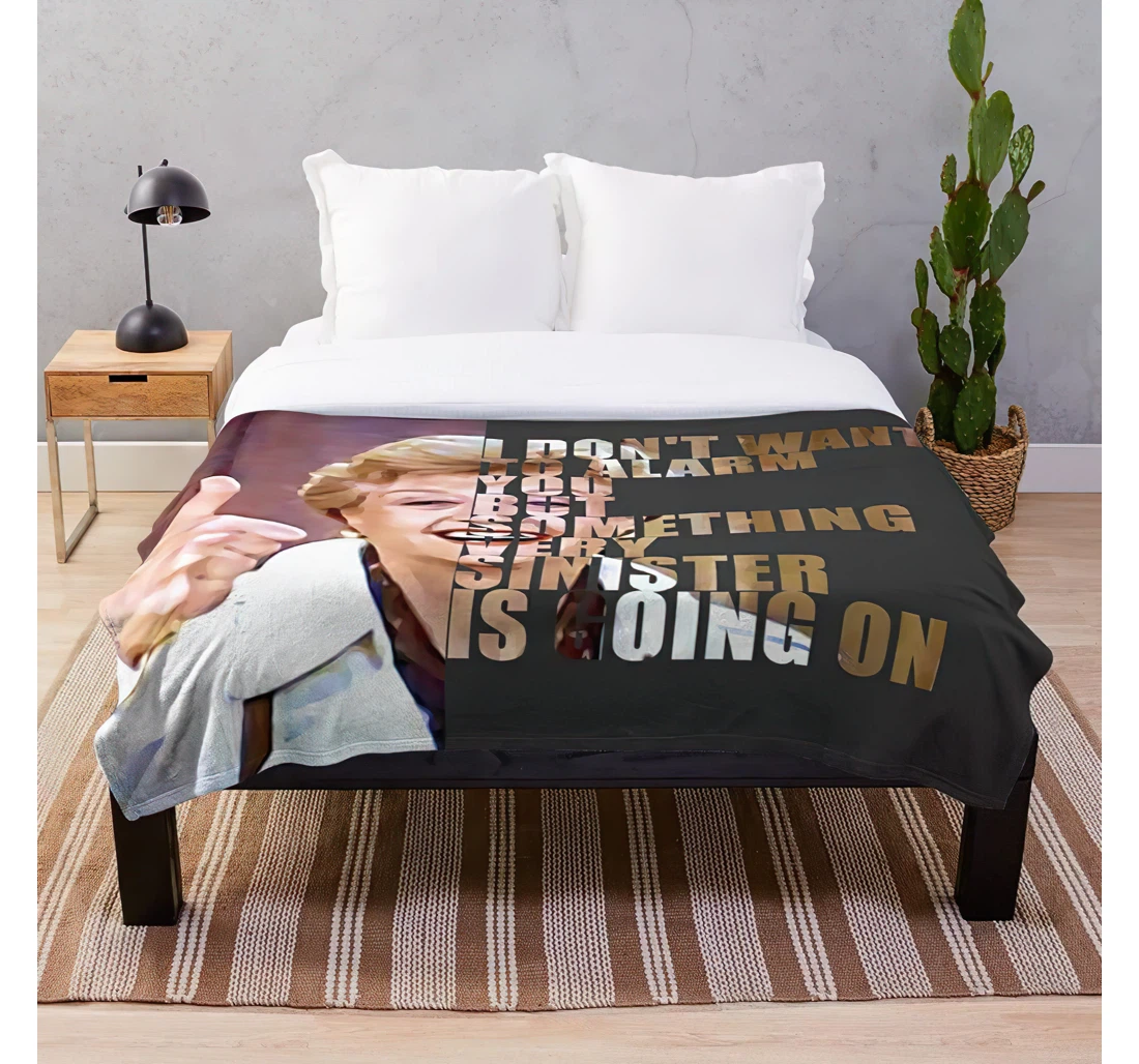 Throw Blanket, Quilt - 80ies Wrote Quotes Stories She Murder Wisdom Fletcher Quote Jessica Crime Movie Customize Sherpa Fleece