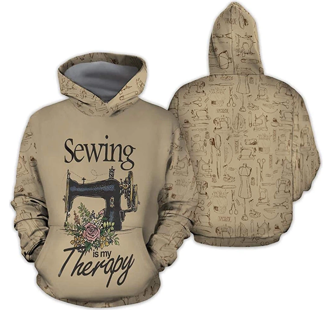 Personalized Sewing Pattern Lightweight Premium Sportwear Up - 3D Printed Pullover Hoodie
