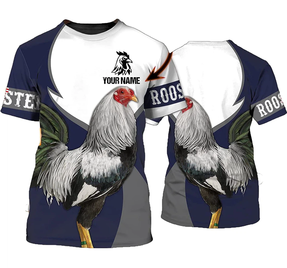 Personalized Rooster Shirts Rooster Lover - 3D Printed T-shirt