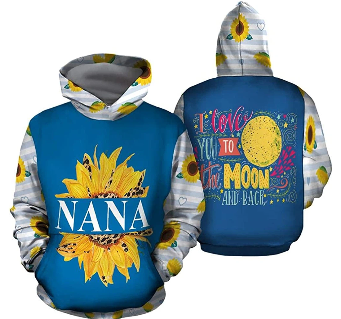 Personalized Family Sunflower Lightweight Premium Sportwear Up - 3D Printed Pullover Hoodie