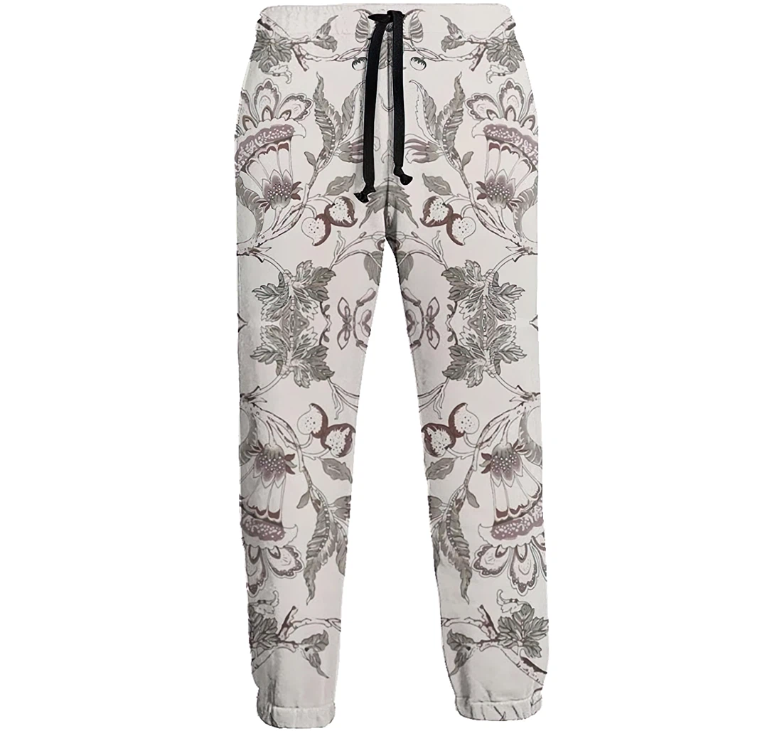 Personalized Active Sweats Traditional Floral Running Casual For Sweatpants, Joggers Pants With Drawstring For Men, Women