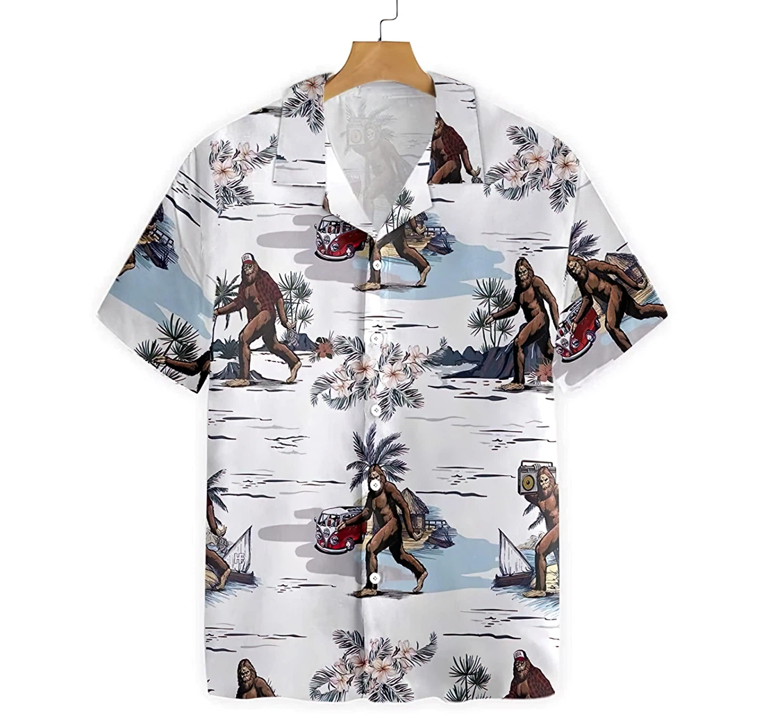 Personalized Bigfoots Are Ready Summer Hawaiian Shirt, Button Up Aloha Shirt For Men, Women