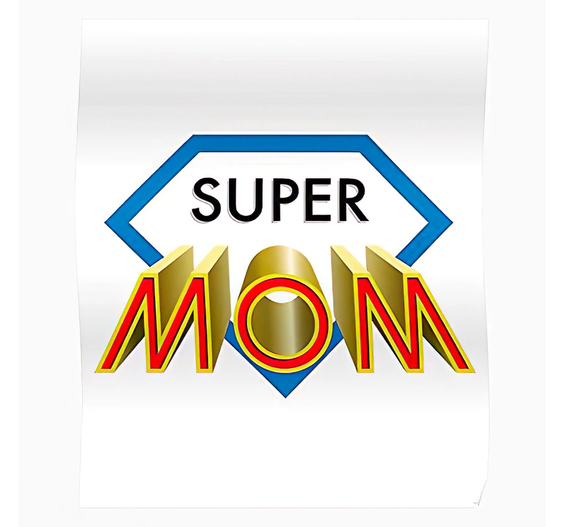 Poster, Canvas - Moms S 3d Day Women Mom Mothers Typography Text Woman Super I Mothers Day- Trendy Design Customize Print Framed Wall Art