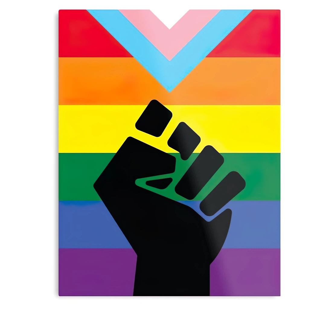 Poster, Canvas - Blm Transgay Rights I Lgbt Trends Print Framed Wall Art