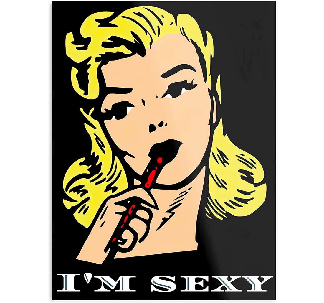 Poster, Canvas - I'm Sexy Believe In Yourself Be You Be Brave I'm Beautiful T S With Positive T Sexy Motivation Typographic Girl Boss Mo Print Framed Wall Art