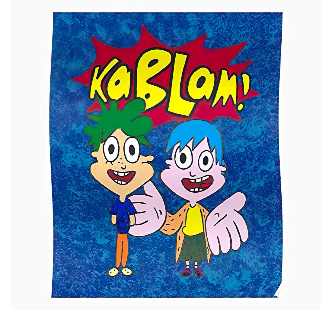 Poster, Canvas - 90s Kablam And Nick Henry June Nickelodeon Baby Nicktoons I 90stv Top Trendy Print Framed Wall Art