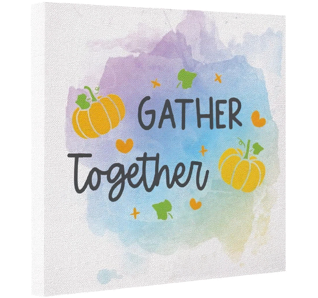 Poster, Canvas - Quotes Sayings Gather Together On Print Framed Wall Art