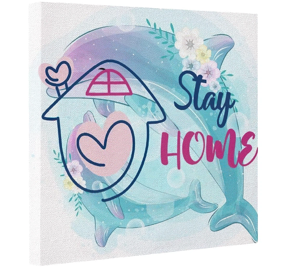 Poster, Canvas - Quotes Sayings Stay Symbol On Print Framed Wall Art