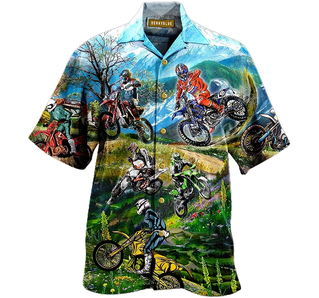 Personalized Life Is Better With Braap Cotton Summer Vacation Hawaiian Shirt, Button Up Aloha Shirt For Men, Women