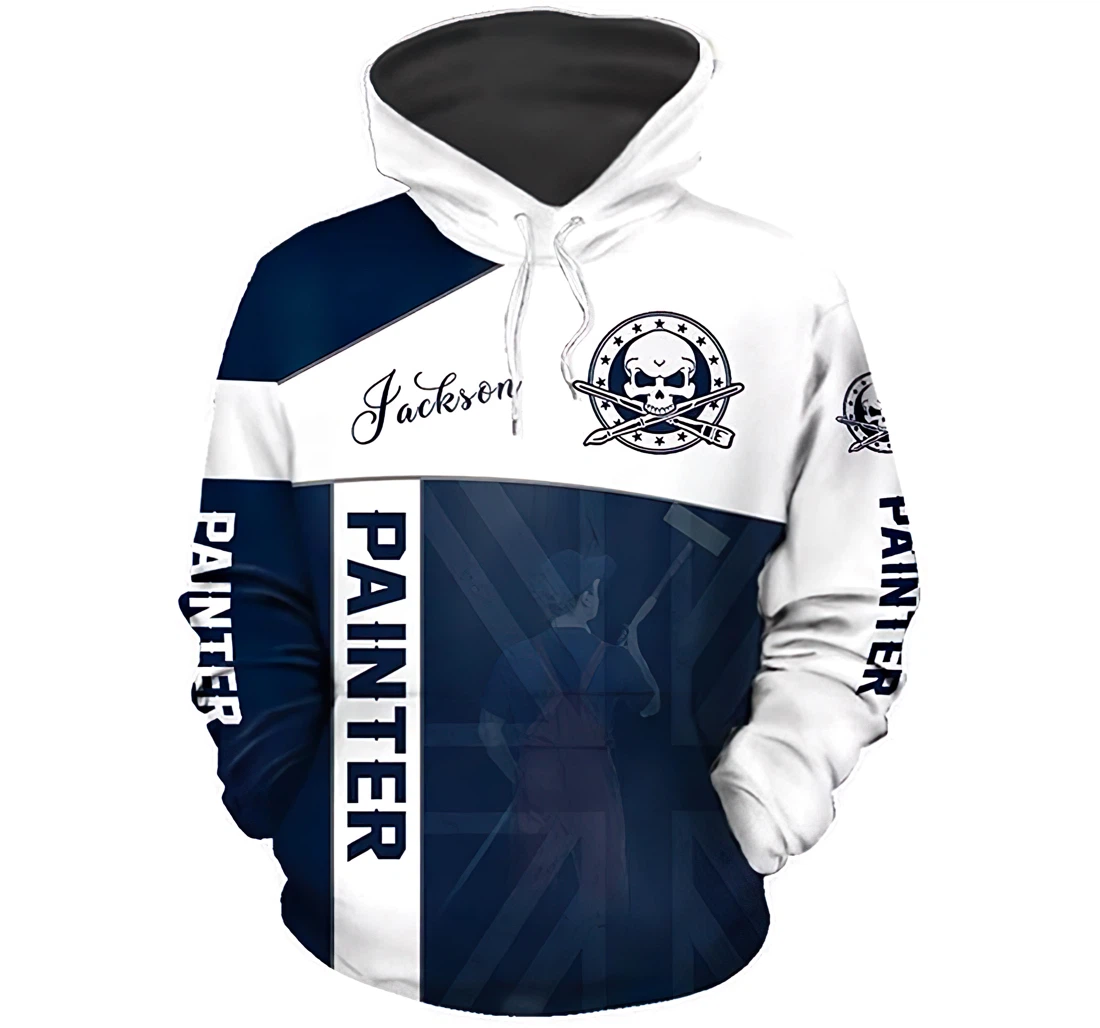 Everyone’s A Painter Until The Real Painter Shows Up Lightweight Premium Sportwear Up - 3D Printed Pullover Hoodie