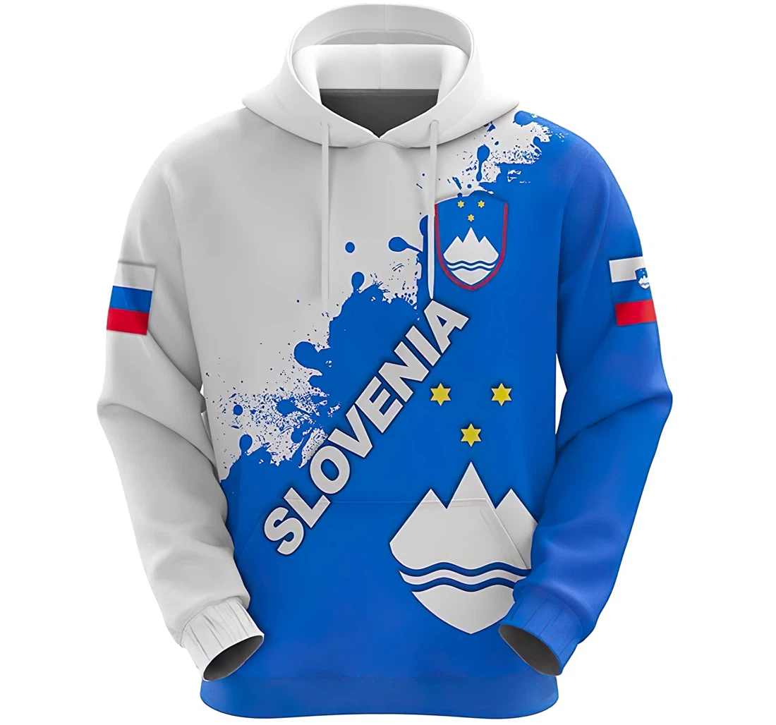 Mount Triglav Version Hoodiest-shirt - 3D Printed Pullover Hoodie