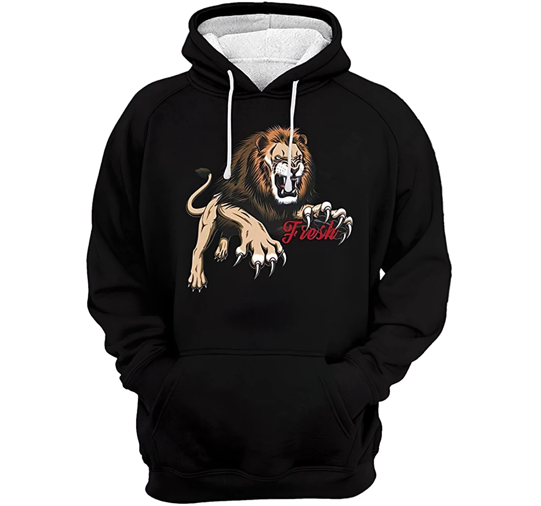 Lion Claws Tshirt Men - 3D Printed Pullover Hoodie