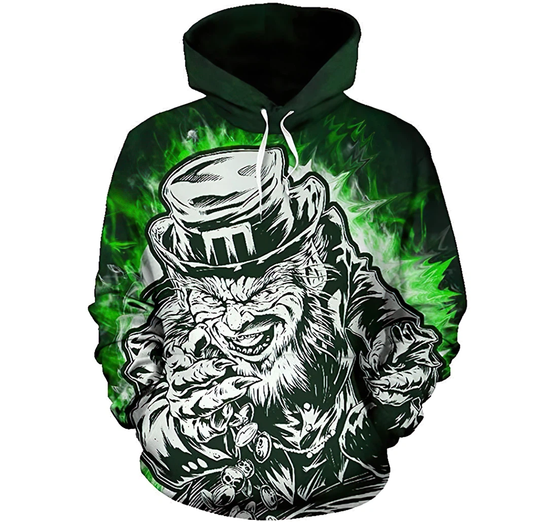 Irish Leprechaun Tshirt Gift Familyprinted - 3D Printed Pullover Hoodie