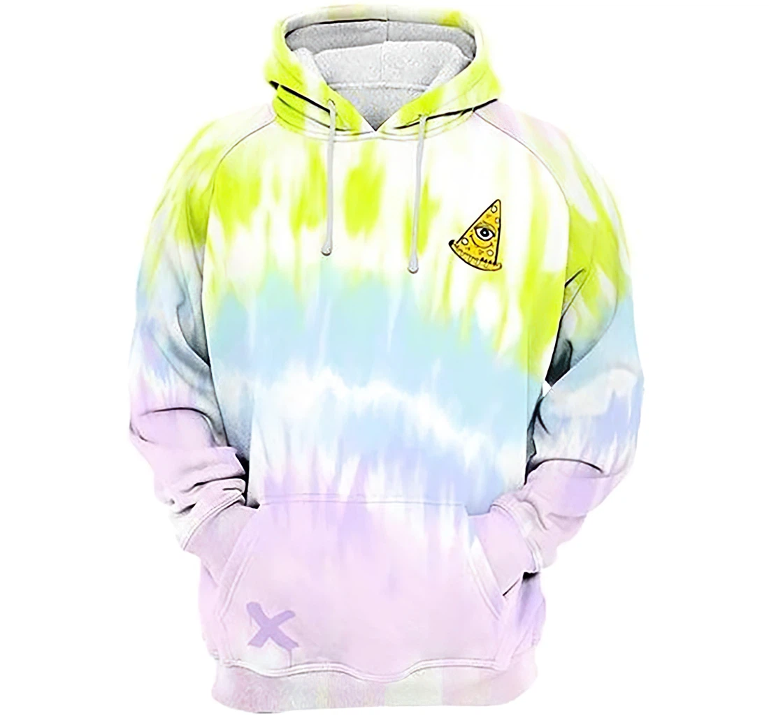 Colorstrip Tshirt - 3D Printed Pullover Hoodie