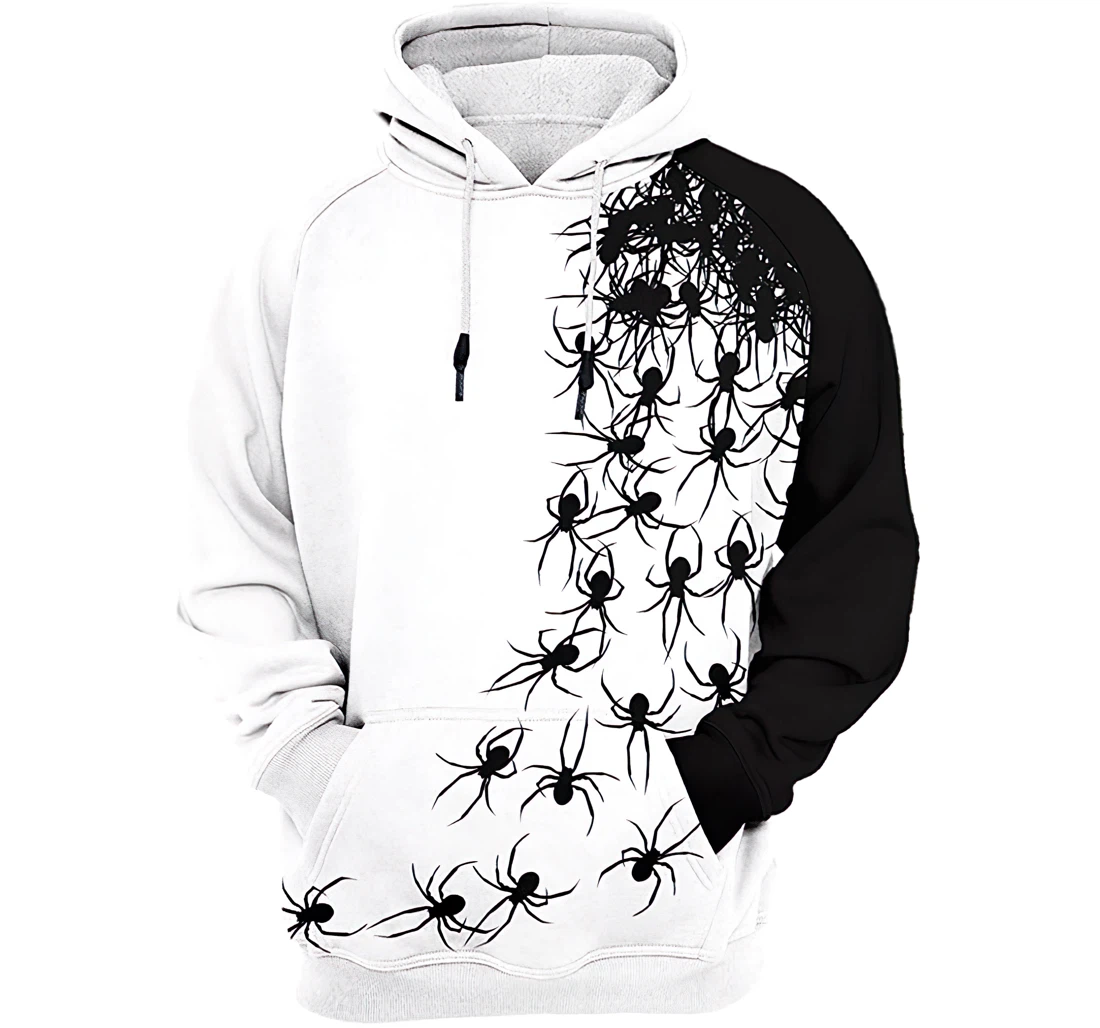 Widow Spiders Man And Woman - 3D Printed Pullover Hoodie