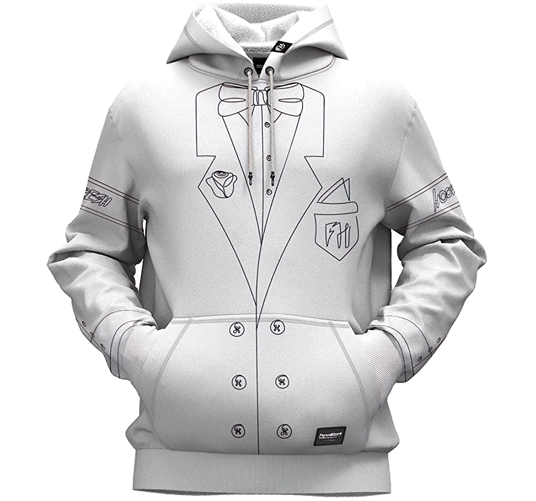 Gentleman Man And Woman - 3D Printed Pullover Hoodie