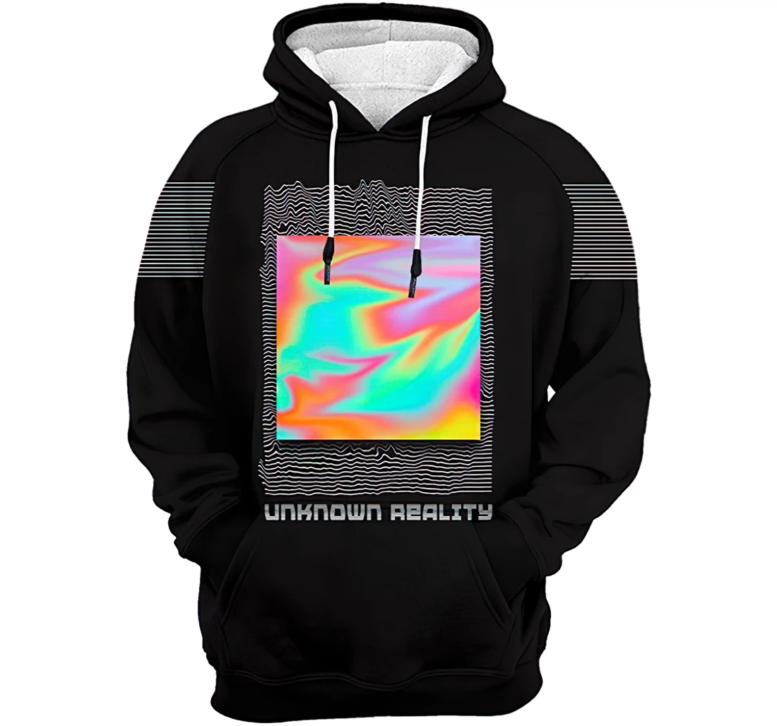 Unkwn Reality Man And Woman - 3D Printed Pullover Hoodie