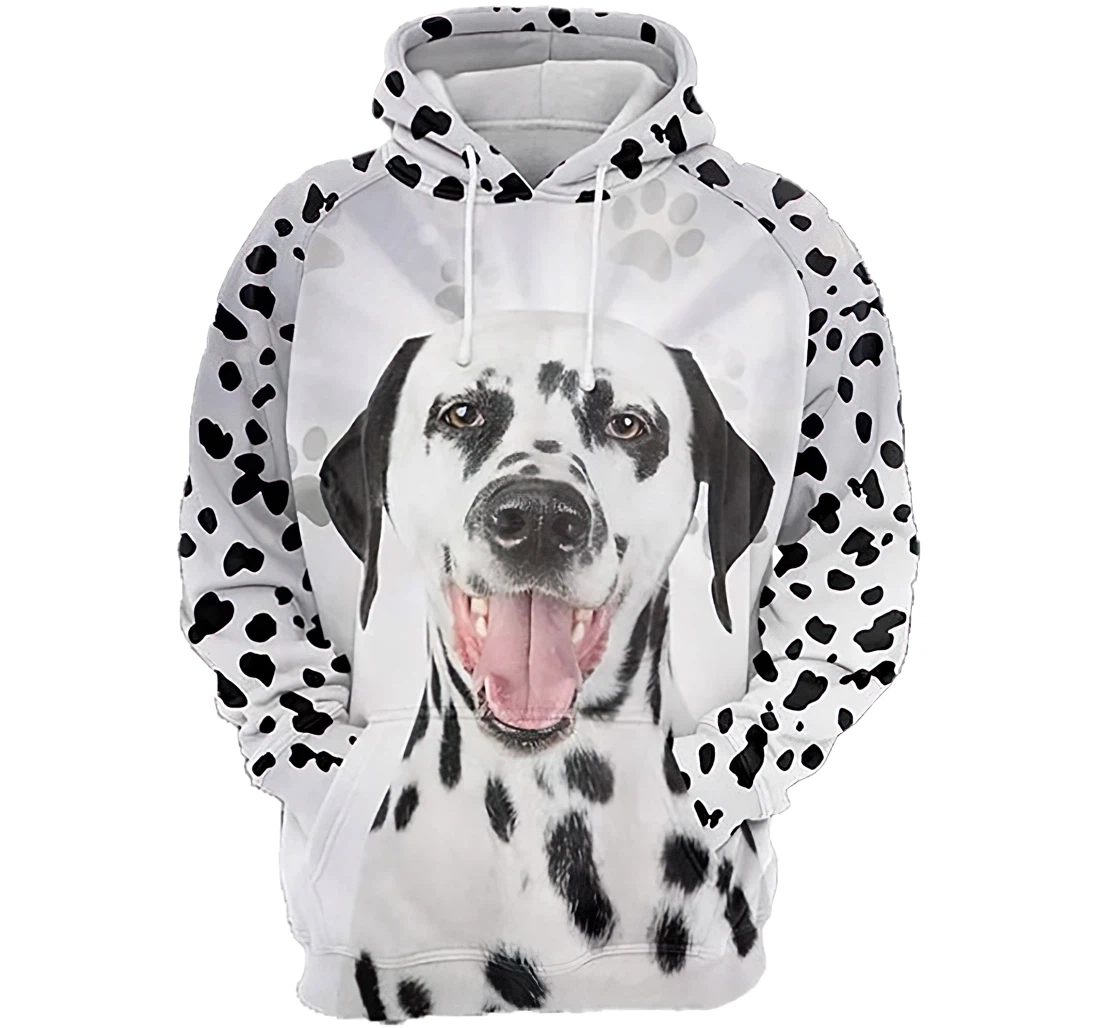 Dalmatian A True Friend Man And Woman - 3D Printed Pullover Hoodie