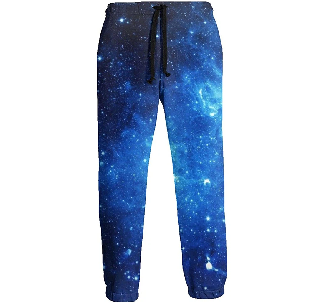 Personalized Sprinkle Blue Sky Athletic Running Workout Pant Sweatpants, Joggers Pants With Drawstring For Men, Women