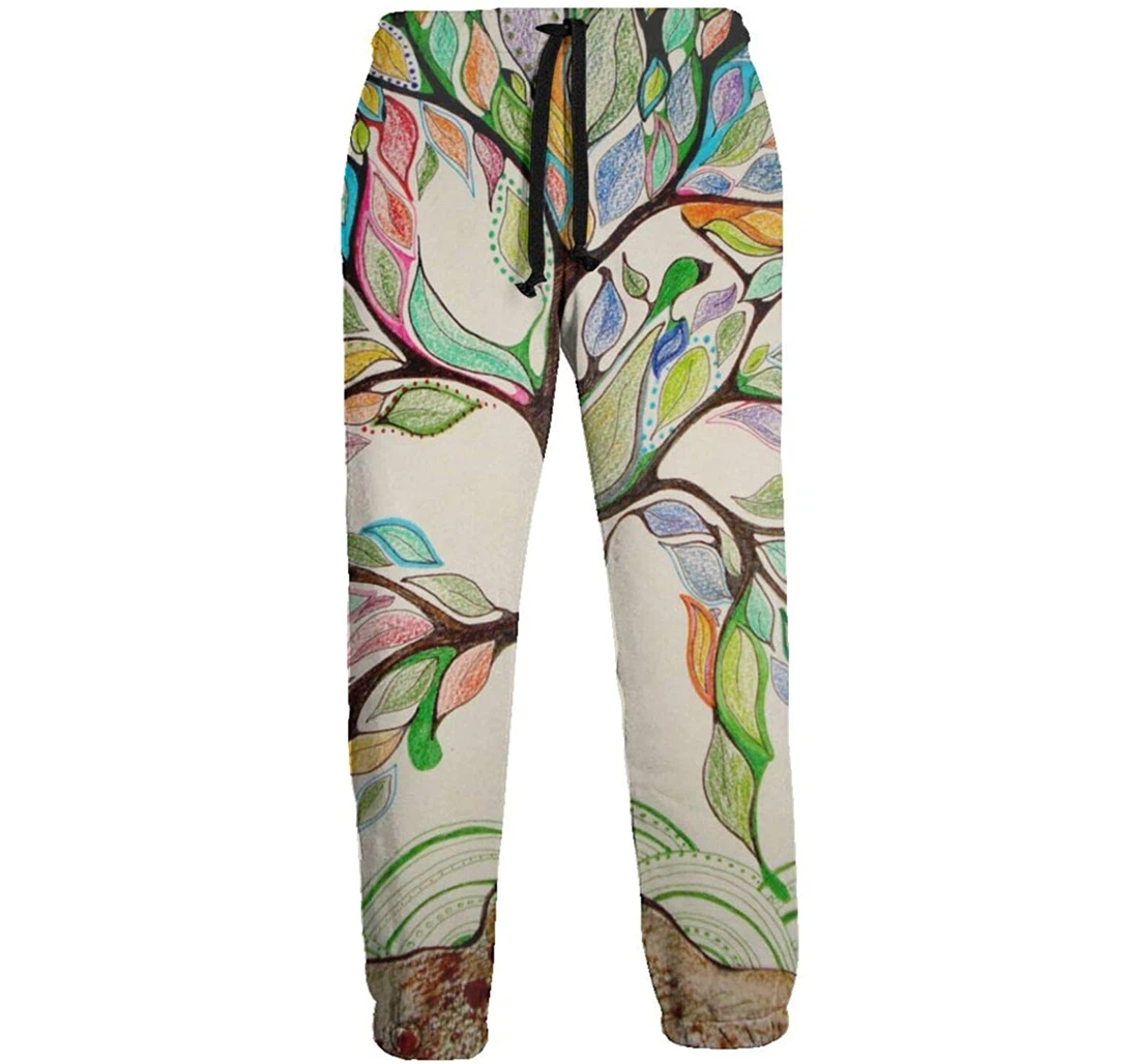 Personalized Nature And Love Sweat Hip Hop Garment Spring Sweatpants, Joggers Pants With Drawstring For Men, Women