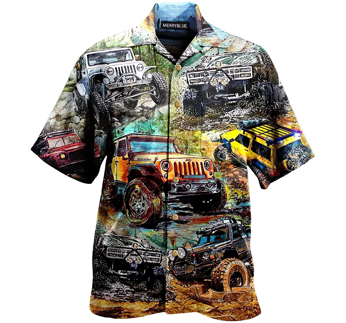 Personalized I May Get Lost But I Never Get Stuck - Off Road Hawaiian Shirt, Button Up Aloha Shirt For Men, Women