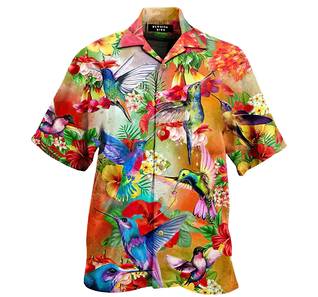 Personalized Have Faith Is Have Wings Humming Bird Hawaiian Shirt, Button Up Aloha Shirt For Men, Women