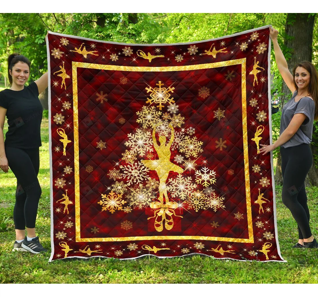 Throw Blanket, Quilt - Dance Tree Light Great Customized Gift Sherpa Fleece