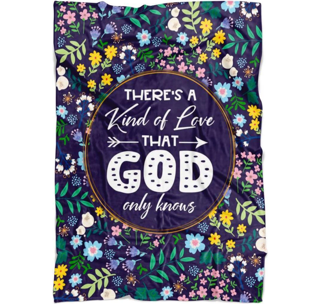 Throw Blanket, Quilt - There's A Kind Of Love That God Only Knows Sherpa Fleece