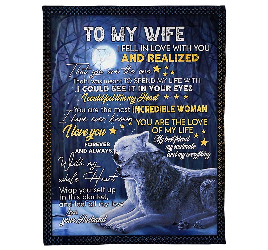 Throw Blanket, Quilt - To My Future Wife From Husband Sherpa Fleece