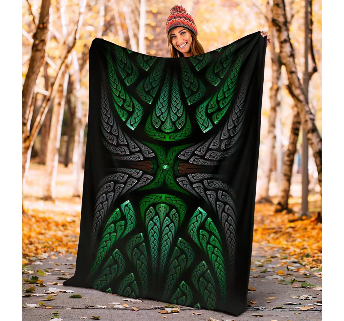 Throw Blanket, Quilt - Irish St Patrick's Day Sherpa Fleece