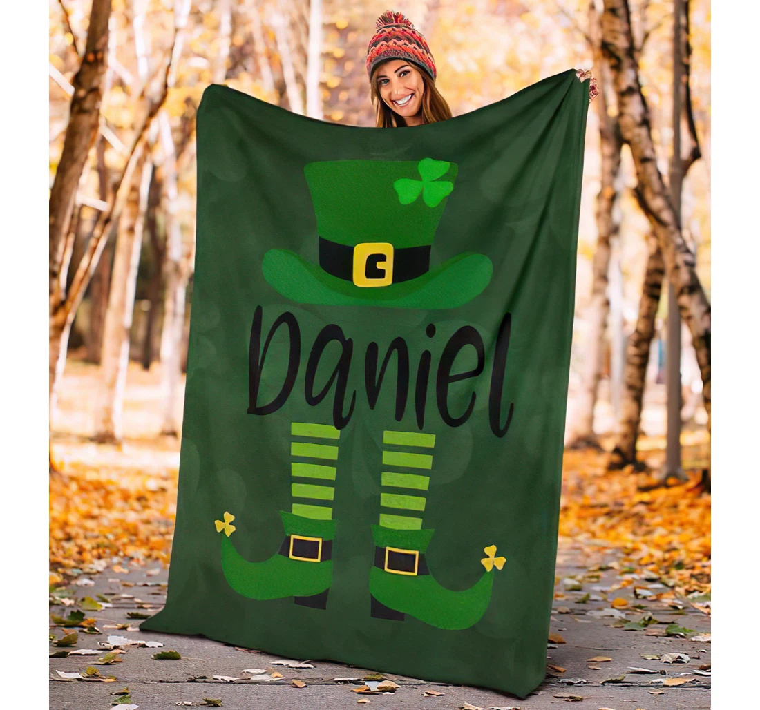 Throw Blanket, Quilt - Irish St. Patrick's Day Sherpa Fleece