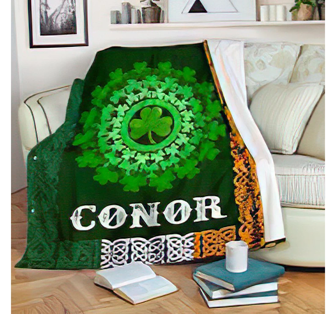 Throw Blanket, Quilt - Irish St. Patrick's Day Sherpa Fleece