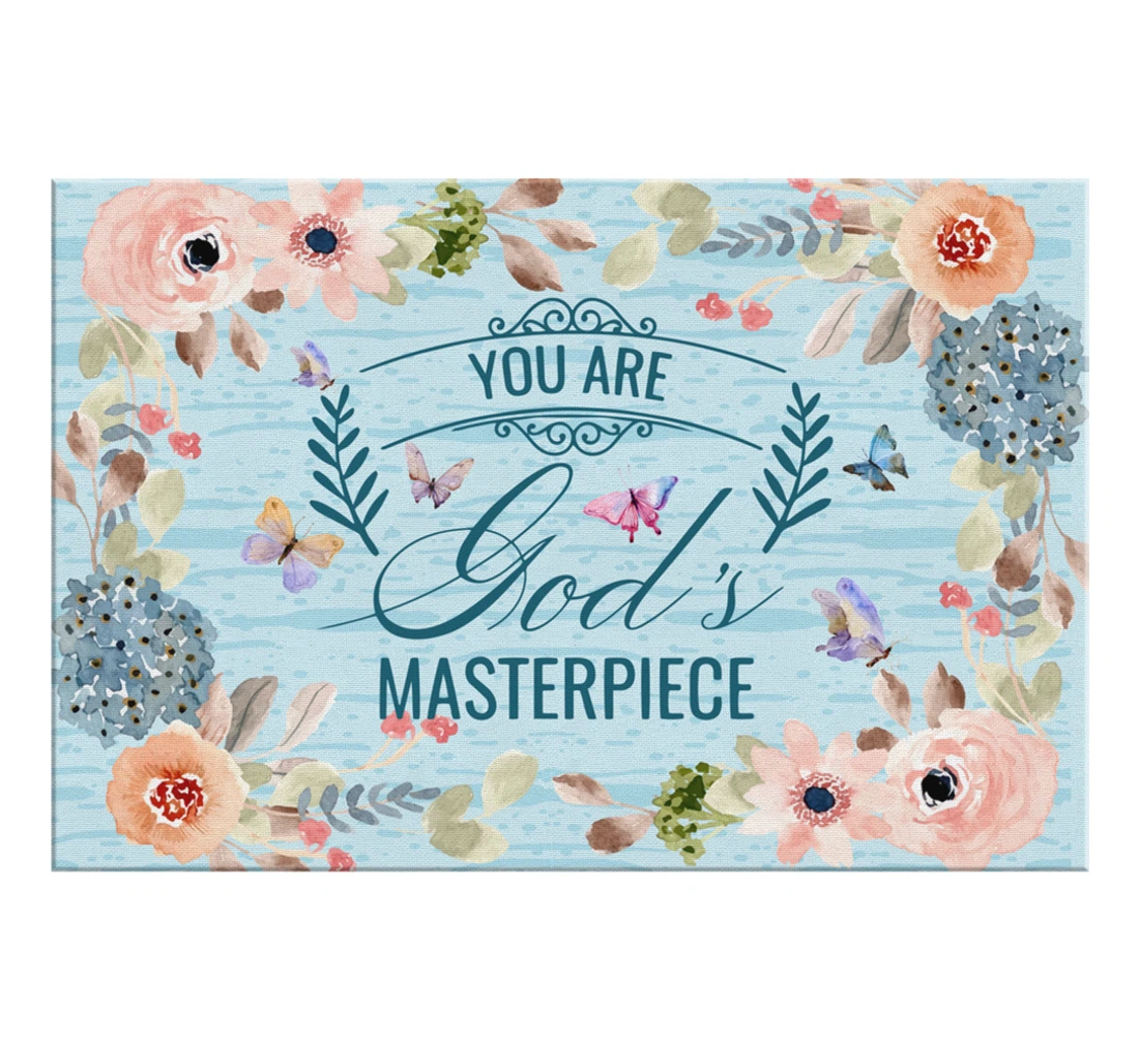 Poster, Canvas - You Are God's Masterpiece Print Framed Wall Art